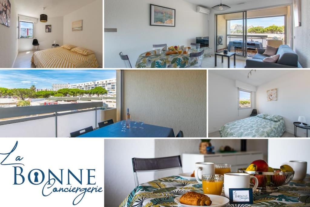 Appartement Le Nautilus Proche Clim Parking Prive Wifi Proche Montpellier Carnon-Plage